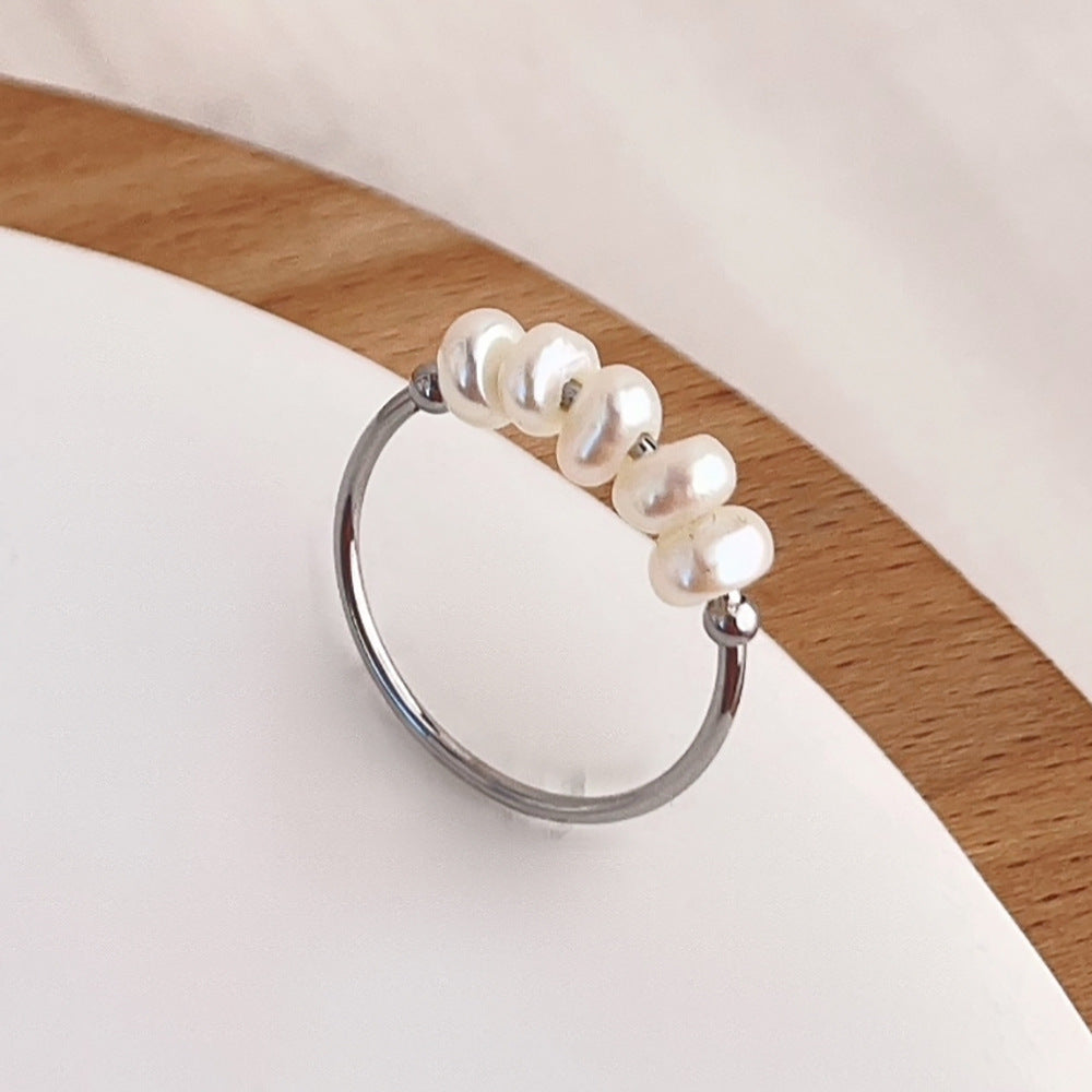 Solana - Mini Pearl Ring