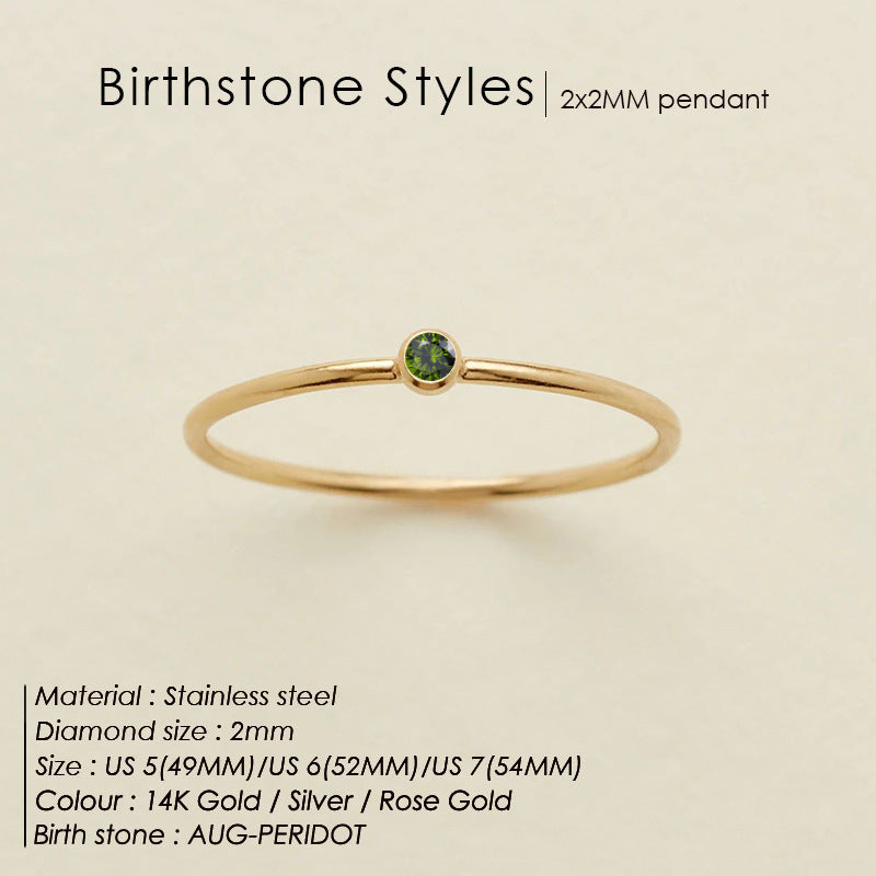 Maisy - Birthstone Ring