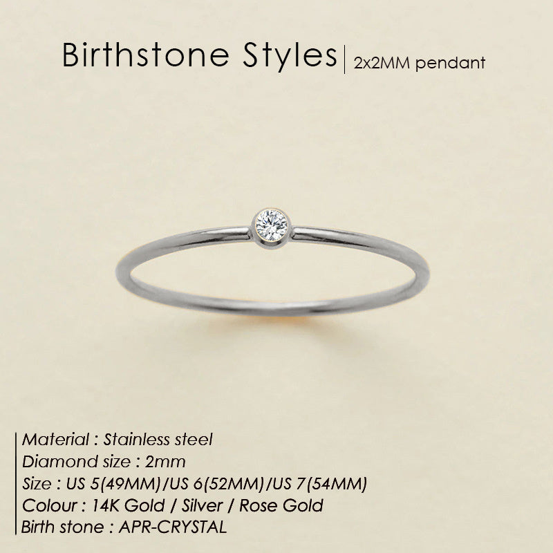 Maisy - Birthstone Ring