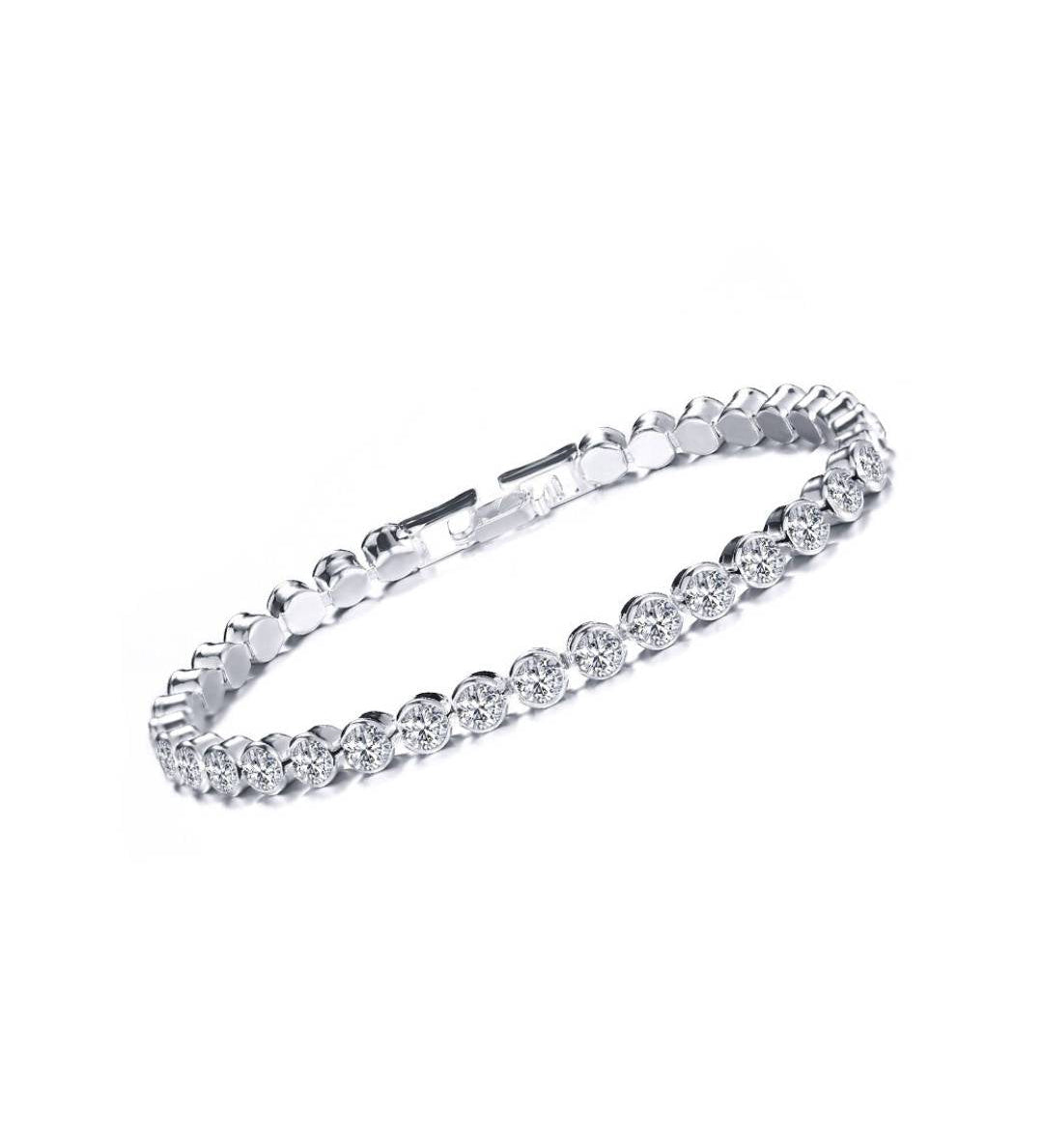 Aylani - Silver Tennis Bracelet