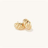 Etta - Croissant Huggie Earrings