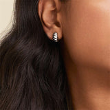 Etta - Croissant Huggie Earrings