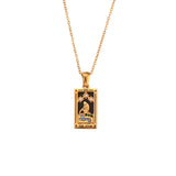 Violette - Golden Fortune Tarot Necklace