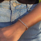 Leanna - Infinity 925 Silver Tennis Bracelet