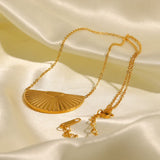 Cadence - Sunburst Semicircle Necklace