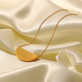 Cadence - Sunburst Semicircle Necklace