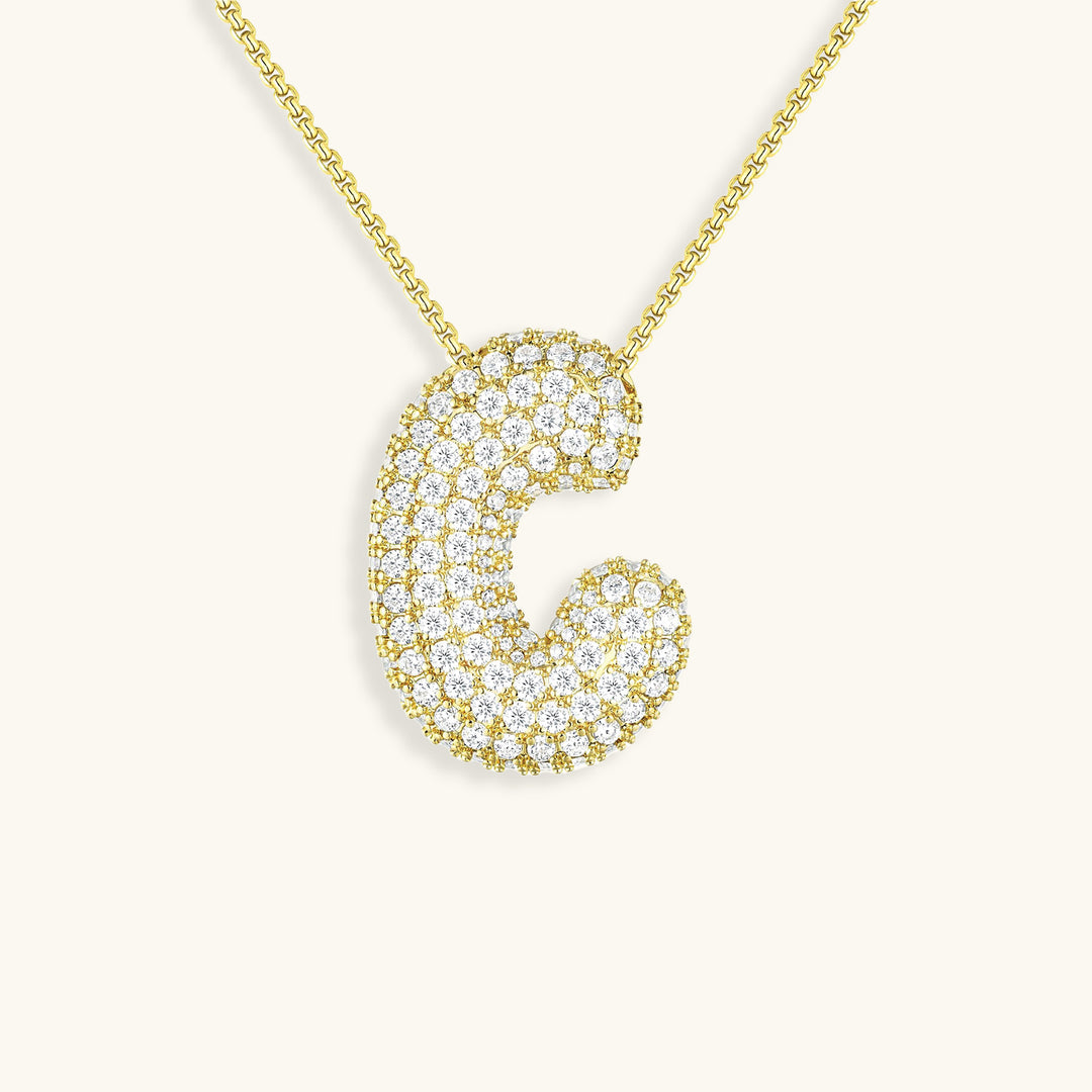 Harmoni - Bubble Initial Necklace