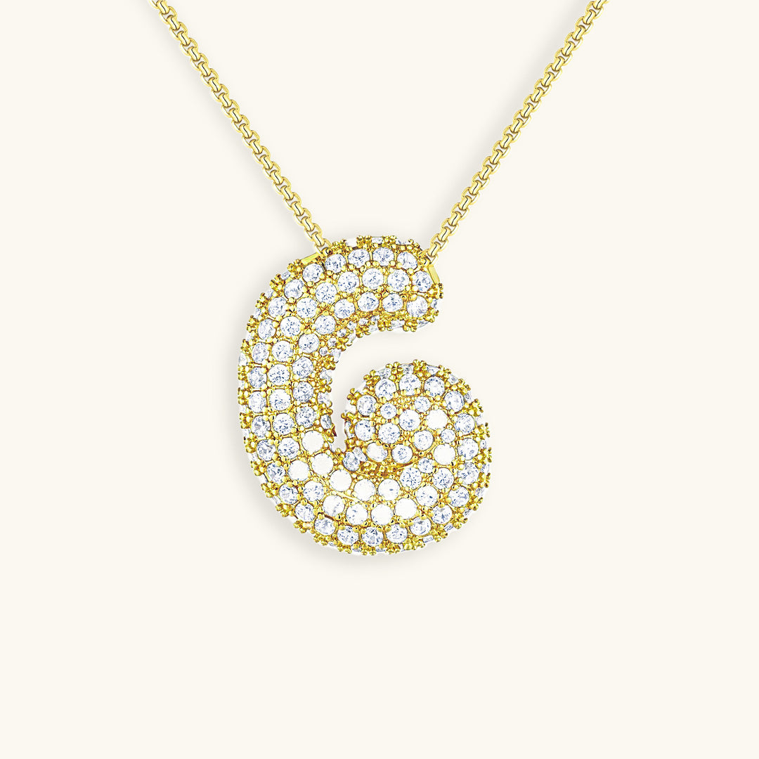 Harmoni - Bubble Initial Necklace