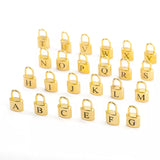 Saanvi - Initial Love Lock 18k Gold Necklace