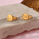 Luisa - Inspiration Signet Rings