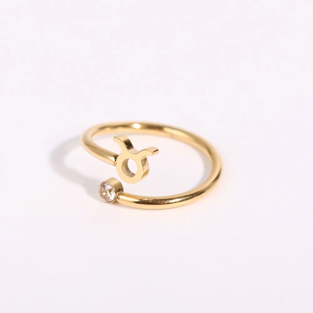 Seraphina - Adjustable Zodiac Birthstone Ring