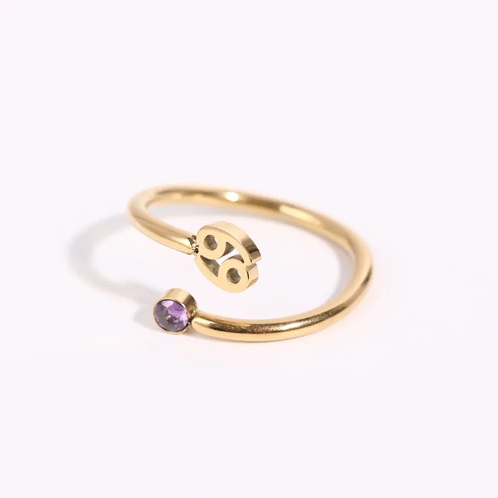 Seraphina - Adjustable Zodiac Birthstone Ring