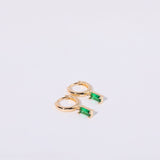 Avayah - Birthstone Huggies Earrings