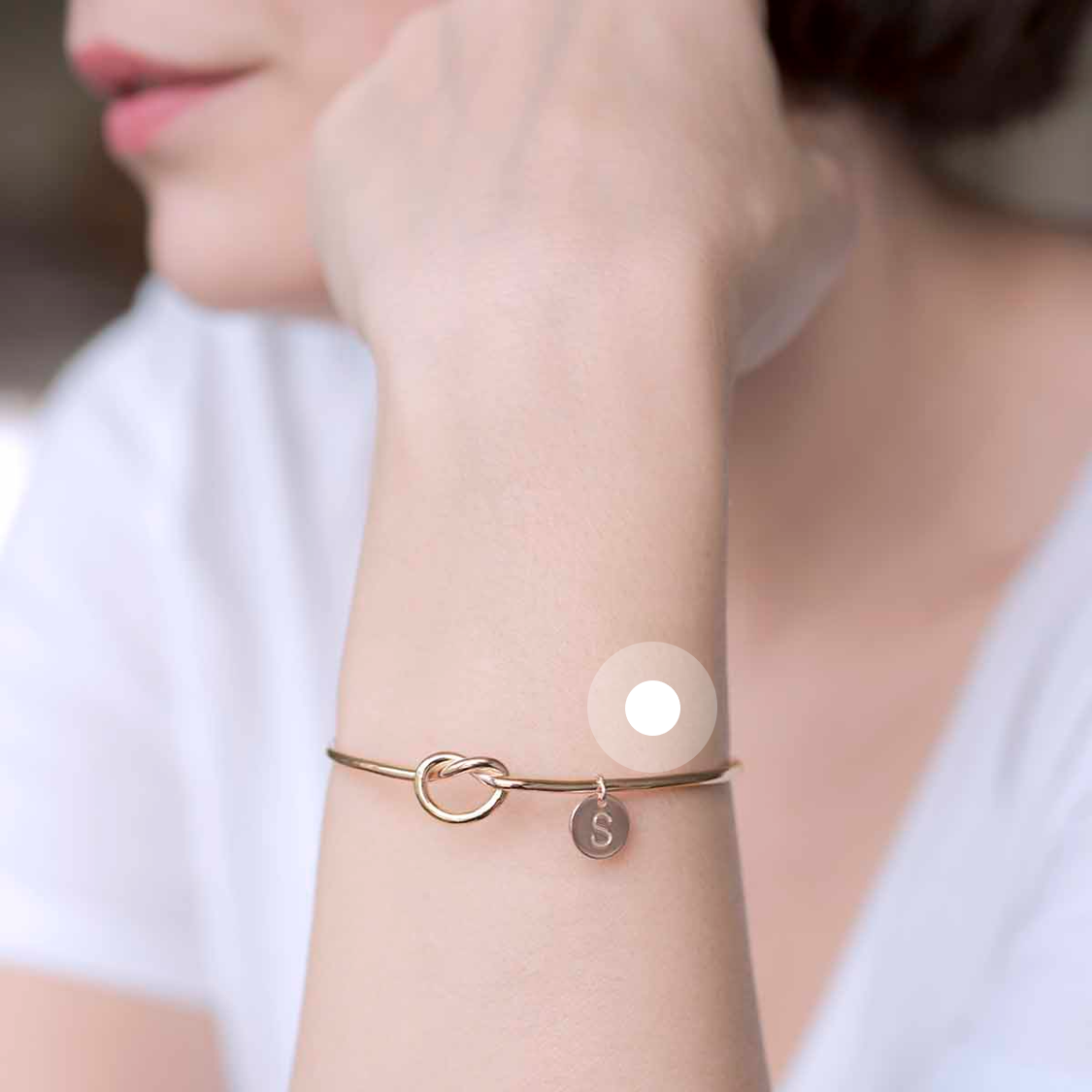 Sariah - Infinity Bangle Bracelet