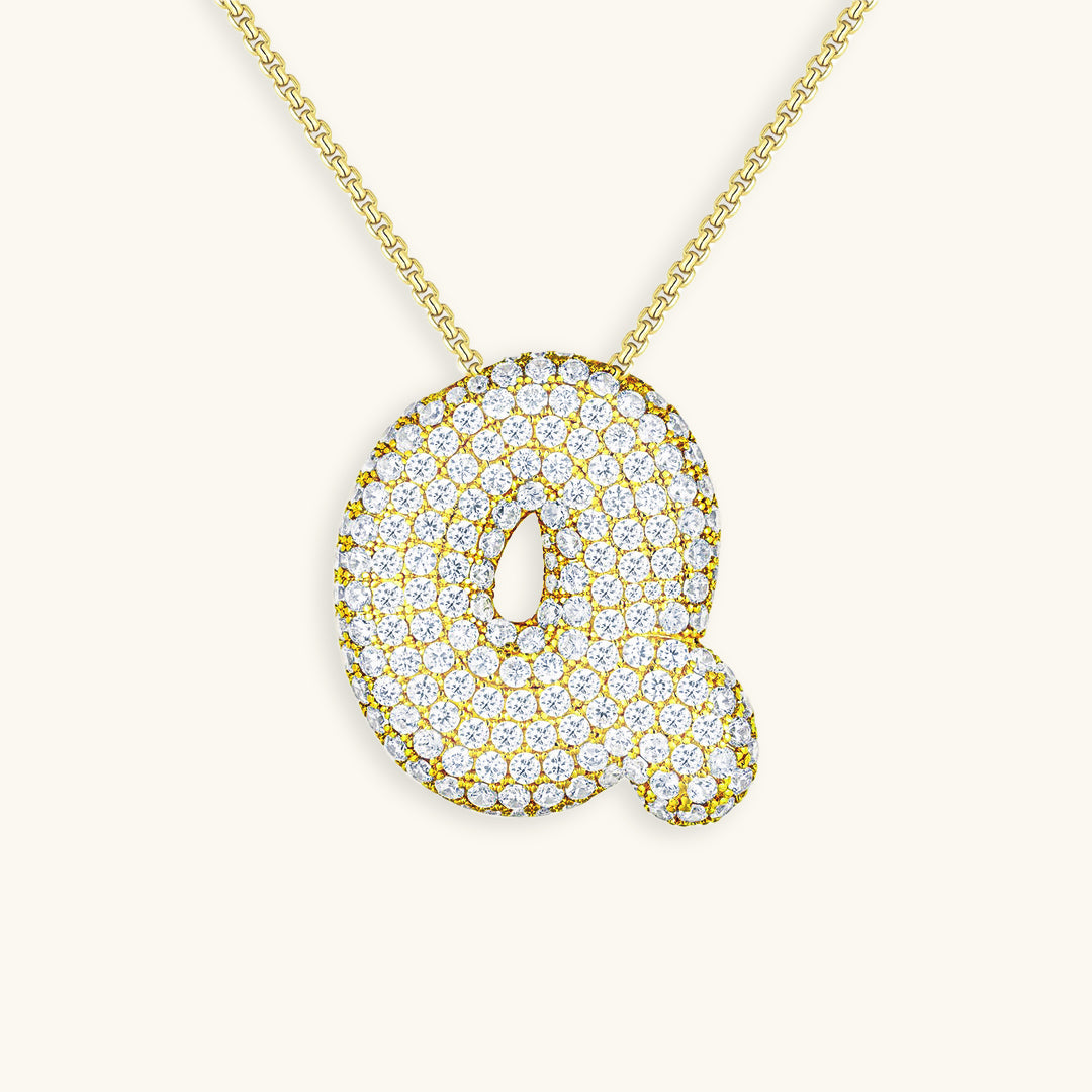 Harmoni - Bubble Initial Necklace