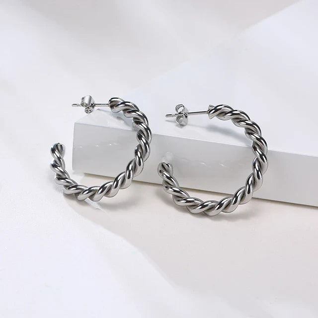 Ruthie - Pastry Hoop Earrings