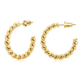 Ruthie - Pastry Hoop Earrings