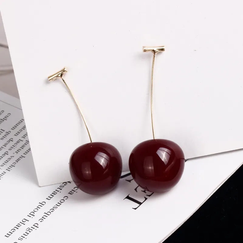 Malayah - Cherry Earrings