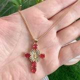 Winifred - Virgin Mary Cross Pendants