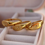 Emmeline - Angel Number Signet Ring