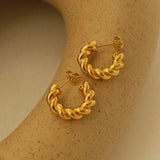 Ruthie - Pastry Hoop Earrings