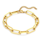 Bria - Chunky Paperclip Bracelet