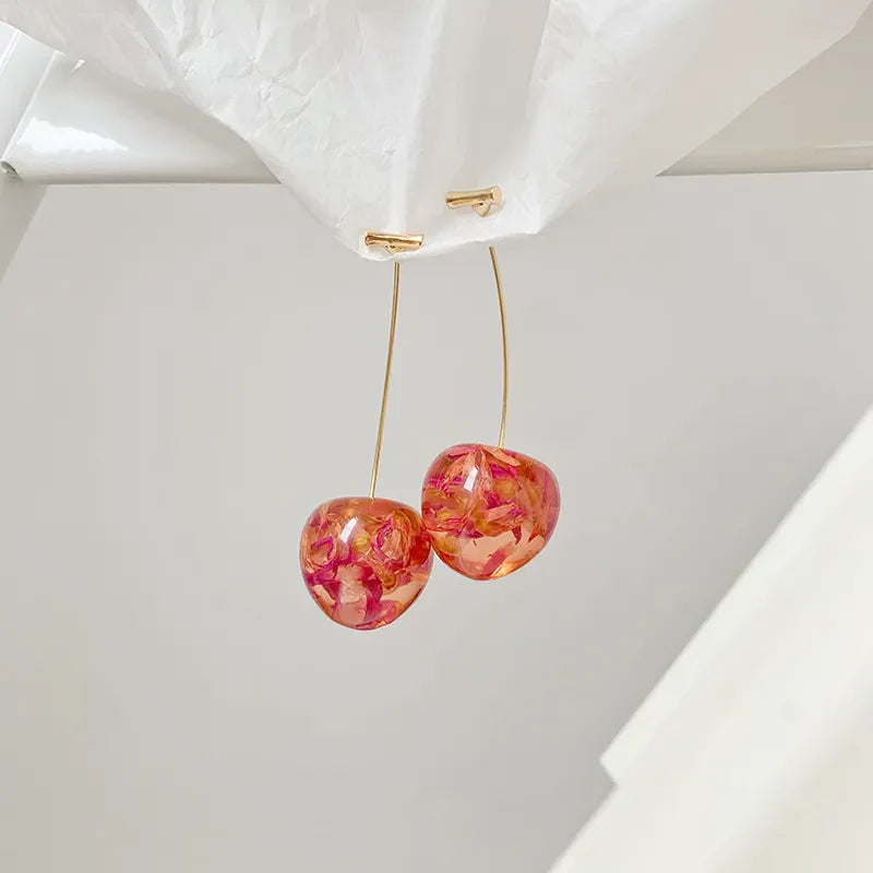 Malayah - Cherry Earrings