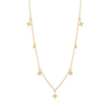 Aleyna - Dainty Star Charm Necklace