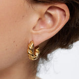 Ruthie - Pastry Hoop Earrings