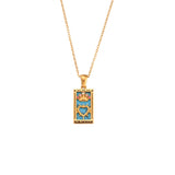 Violette - Golden Fortune Tarot Necklace