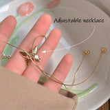 Kairi - Pearl Butterfly Adjustable Necklace