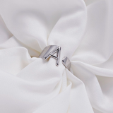 Keyla - Chunky Initial Ring (adjustable size)